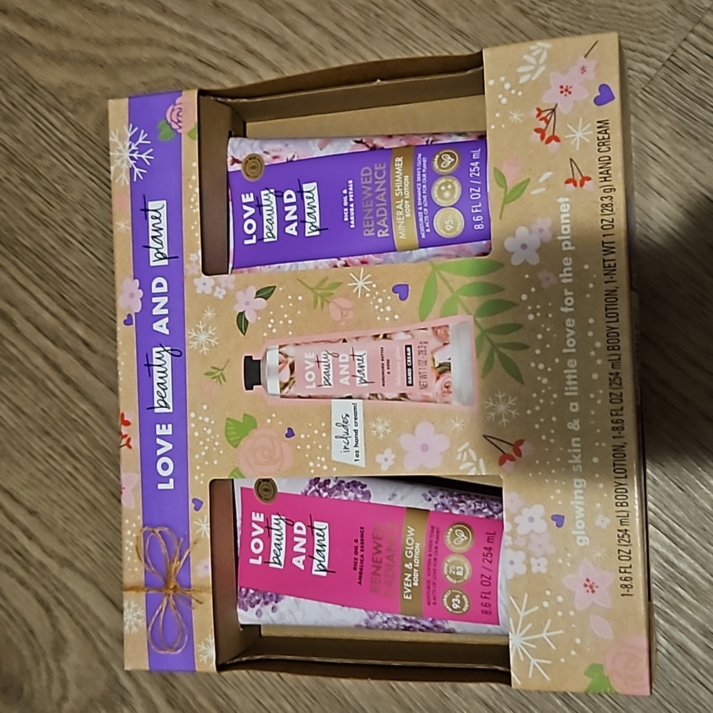 Love beauty and planet body lotion